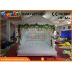 White Jumper Inflatable Wedding Bouncy Castle With 1 Year Warranty for sale