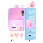 Low Maintenance Cotton Candy Maker Vending Machine 110V/220V Rated Voltage 2500W Rated Power 32-inch Touch Vertical Screen for sale