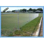 Woven Vinyl Coated Chain Link Fence Gate With Galvanized Steel Wire Fit Backyards