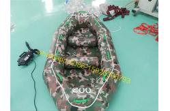 China camouflage inflatable boat army boat supplier