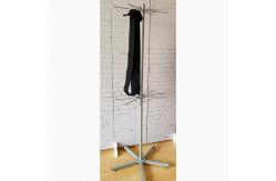 China 2 Layers Rotating Turntable Display Stand With Round Pegs supplier