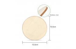 China Round Graffiti Wooden Craft Custom Sublimation Wooden Coaster supplier