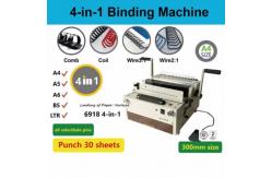 China Multifunction Comb Coil Punching Binding Machine For Notebook supplier