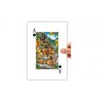 5.6x8.7cm Lenticular Printing 3D Poker Card 4c On Backside Eco - Friendly