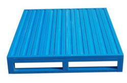 China Single Faced Metal Storage Pallet For Warehouse Storing Cargos supplier