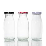 200ml 500ml Refillable Glass Milk Bottles Jars In Bulk For Strawberry Milk