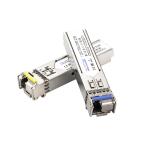1550nm Gigabit SFP Module Transceiver , SFP Copper Module BiDi WDM 20km for sale
