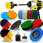20pcs Power Drill Brush Accessories Set 350g 15cm Extension Attachment for sale