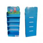 Flute Paperboard Cardboard Counter Display Pop Up Retail Display for sale