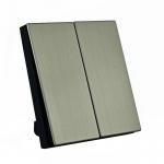 250V AC Electrical Wall Switch , Bronze 3 Gang One Way Switch for sale
