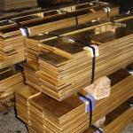 H65 Brass Copper Plate Sheets GB Custmoized Size 0.6mm Thickness for sale