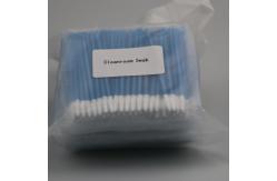 China Mini Pointed Sharp Head Dustless Disposable Cleanroom Polyester Swab supplier