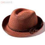 58cm Lightweight Unisex Raffia Straw Bucket Hat For Summer Outdoor for sale