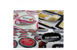 China Embossing / Hot Stamping Self Adhesive Stickers With Offset Printing supplier