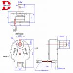 12V Dual Angle Rotary Solenoid For Automation Equipment