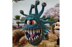 China Handmade Lifelike Animatronic Dragons Simulation Beholder Sculpture With Movements supplier