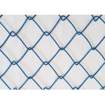 Woven Blue Color 60x60mm Pvc Diamond Mesh Fencing for sale