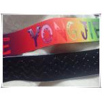 30mm Custom Logo Silicone Rubber Strip / Non Slip Elastic Band for sale