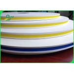 Food Grade Yellow Straw Paper 15MM Width Degradable Using In Party Drinks for sale