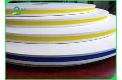 China Food Grade Yellow Straw Paper 15MM Width Degradable Using In Party Drinks supplier