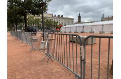 China Temporary Road Safety Traffic Crowd Control Barrier Fence Galvanized supplier