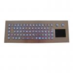 Ip67 Wired Illuminated Steel Keyboard Vandal Proof Waterproof Touchpad Industrial for sale