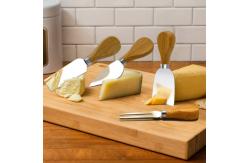 China 4pcs 6pcs Cheese Knives Set With Wood Handle Stainless Steel supplier
