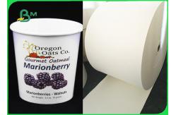 China Biodegradable White PLA / PE Coated Paper For Ice Cream Cups Eco - Friendly supplier