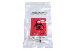 China Polypropylene k Specimen Biohazard Trash Bag With Document Pouch supplier