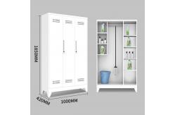 China Multi Functional Tools Storage Locker Cleaning Tool Cabinet Double Door supplier