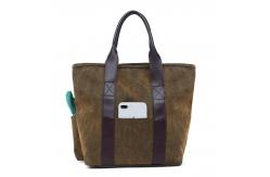 China Canvas Garden Tool Carrier Tote With Custom Silk Printing / Embroidery Logo supplier