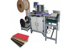 China Two Ring Double Wire Coil Spiral Calendar Closing Binding Binder Machine Equipment supplier
