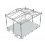 Silver Aluminum Layer Truss Aluminum DJ Lighting Truss For Outdoor Concerts for sale