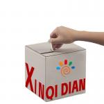 4C Paperboard Corrugated Cardboard Shipping Box with Zipper Strip Lamination Surface Finish for sale