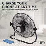 MINI Solar Power System Full Fans Kit Including Panels Battery Lights USB