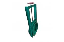 China Customization Gate Valve Cast Steel Sewage Slurry Manual Knife Gate Valve supplier