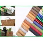 Washable Kraft Paper Natural Fabic Pulp 110 Yard Length 0.7mm 0.8mm for sale