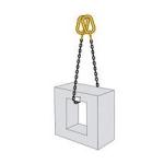 EN818-2  Customized Endless Chain Sling Supplier ISO1835 Alloy Steel Chain Slings for sale