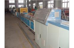 China Plastic Pipe Extrusion Line Extruder Machine Plastic With Two Step Extrusion Method supplier