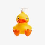 B.Duck PVC Plastic Toys , Cartoon Yellow Duck Soap Dispenser OEM ODM for sale