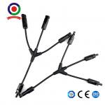 Fireproof  Low Power Loss M/3F F/3M Solar Branch Connector for sale