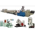 PVC Pipe Extrusion Line Double Screw 220 - 415V Input Voltage for sale