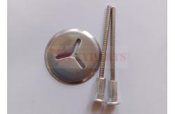 China 3mmx65mm CD Weld Bimetallic Insulation Pins With Aluminunm Base supplier