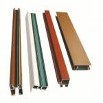Powder Coated Rubber Decorative Aluminum Profile Accessory 6000 Series