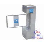 Self Check Alarm Function Swing Barrier Gate Direction Display Id Card Reader for sale