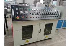 China 90mm PVC Double Pipe Extrusion Line Fully Automatic Output Pipe Making Machine supplier