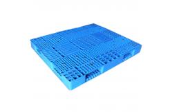China HDPE Recyclable Euro Plastic Pallet Blue Lightweight Moulded Pallets supplier