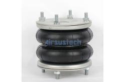 China W01-R58-4053 Firestone Double Convoluted Flange Connection Air Spring Assembly supplier
