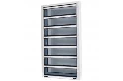 China Functional Blind Shutter Louver Glass Window With Simplicity Material supplier