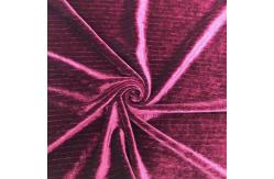 China 240gsm Sparkling Plush Spandex Velvet Velour Fabric Stripe Jacquard Bronzing supplier